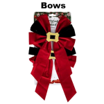 Large Christmas Bows - 19 x 26cm